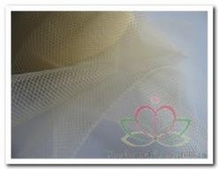 Lint Tule 8 cm. Champagne / meter Lint Tule 8 cm.