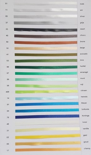 Lint Krullint cadeaulint 10 mm 250 meter/rol  klik voor meer kleuren