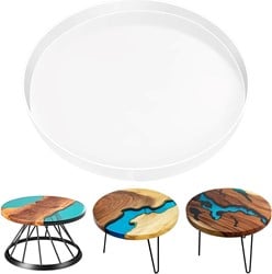 Grote Siliconenmal voor bv salontafel epoxy 60 cm diameter en 6 cm diep Origineel om eens zelf te doen of niet ? Herbruikbaar. Voor Epoxy Resin enz