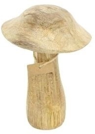 Mango hout Paddenstoel 15x10cm Mushroom Mango