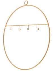 Metalen ring met haakjes Goud 40cm Metalenframe ring om spulletjes in te hangen