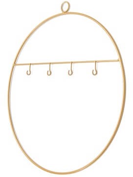 Metalen ring met haakjes Goud 40cm Metalenframe ring om spulletjes in te hangen