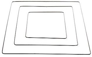 Metalen ring, creating frame 6mm dik BUC - rond diverse maten metalen frame