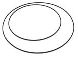 Actie Metalen ring 50 cm Goud gelakt van E 9.99 voor E 5.99 Enkele ring