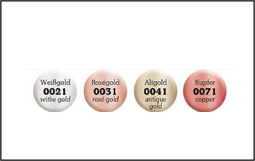 Metallic spray Hoogglans Acryl Witgoud Weissgold Metalicspray hoogglans