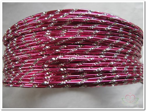 Oasis Diamond Sensation Wire - 40-10101 Strong Pink Aludraad met di
