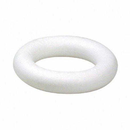 Actie Oasis Styropor ring 17 cm. Rondom van E 1.05 voor E 0.89 Piepschuim krans