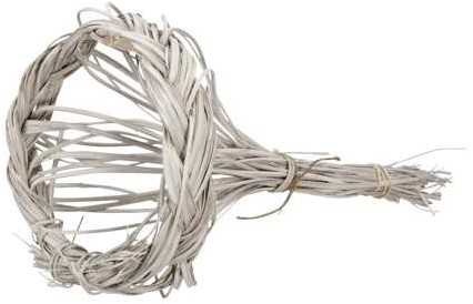 Boekethouder frame Palm Wavy White 40 cm