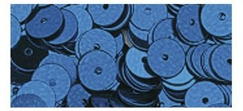 Pailletten, glad, 6mm °, ZB-zak Ó 1000 stuks. d. blauw Pailletten, glad, 6mm °,