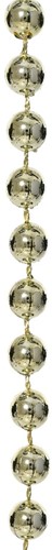 Actie Parelketting, 8 mm WIT MINT /rol +/-10 m Parelguirlande voor bloemschikken, hobby en bruidsdecoratie-2