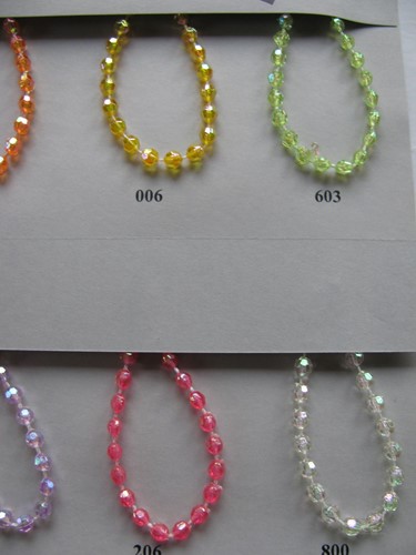 Parelketting Transparant  4 mm rol 10 meter 