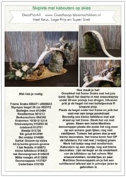 DIY Werkbeschrijving  Skipiste met kabouters Creatief bloemschikken of knutselen