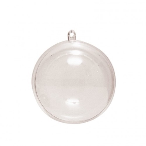 Bal, plastic. Deelbaar Clear 13.6 cm Bal, plastic. Deelbaar
