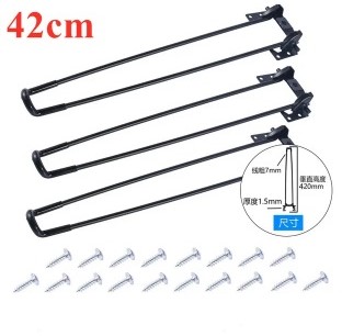 Poten voor bv salontafel epoxy 42 cm, set van 3 voor Epoxy Resin, zonder accessoires 