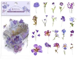 Bloemetjes en blaadjes Purple enz voor bv Epoxy voor Epoxy Resin, Zeep, Kaarsen excl decoraties