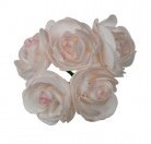 Ranonkels foam 6 cm. Creme Roze/ bundel 5 st Ranonkels van foam