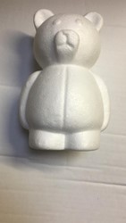 Styropor beer Ray 15 cm. staand Styroporbeer  