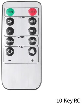 Extra afstandsbediening [ alleen geschikt] voor Led kaarsen   type diner