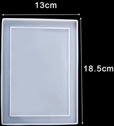 Siliconenmal Fotolijstje Rechthoek voor Epoxy Resin 