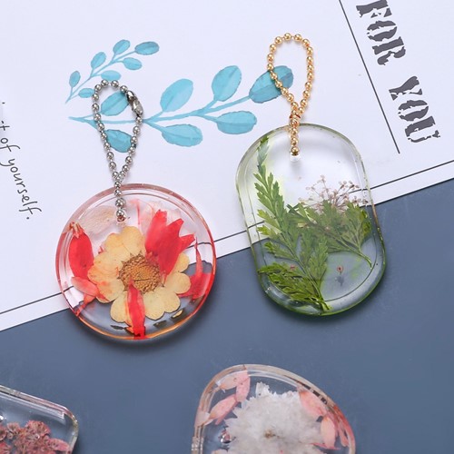 Siliconenmal ROND voor sieraden of sleutelhanger / st voor Epoxy Resin-2