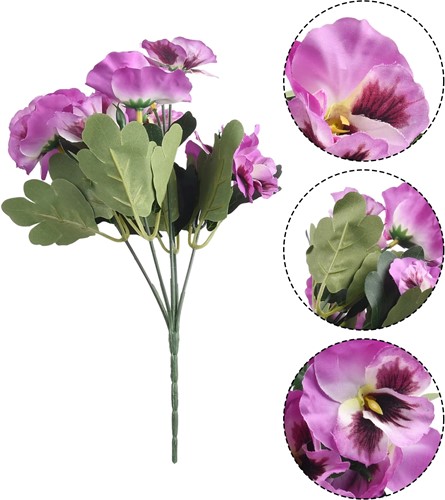 Viooltje, vioolen Pansy Purper pick 30cm Kunst viooltjes