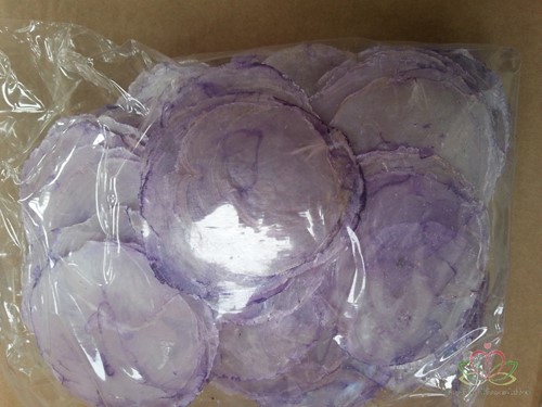 Capiz shell Camar lila 500 gram Geverfde schelpen 