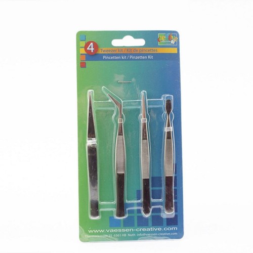 Set van 2 Pincetten smal en breed Set Pincetten
