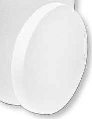 Oasis Styropor taartschijf 30 cm diameter. *4 cm. dik / st Cirkel