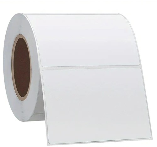 Thermische labels, WIT 51*76mm Stickers Labels Thermal Phomemo M110. M220, M221 / rol 500 labels om zelf foto, tekst, afbeeldingen op te printen