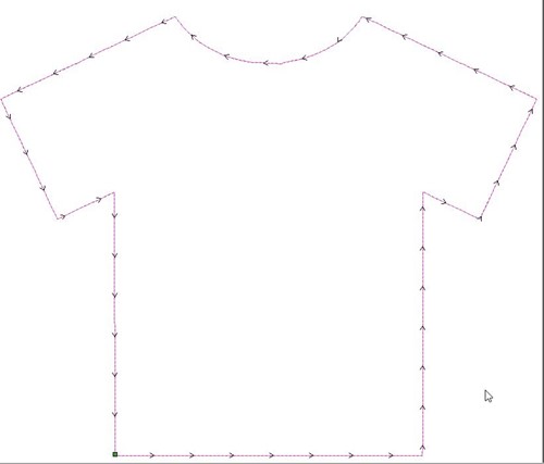 Sportshirt T Shirt +/-52*56*6 cm. oase voor verse bloemen sportshirt