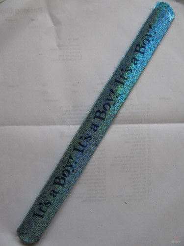 Vaas Snap Wrap IT'S A BOY per stuk Vaas decoratie