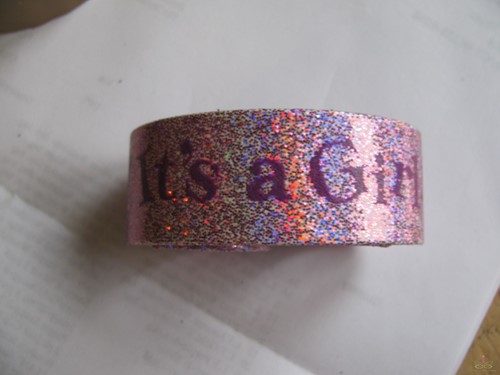 Vaas Snap Wrap IT'S A GIRL per stuk Vaas decoratie