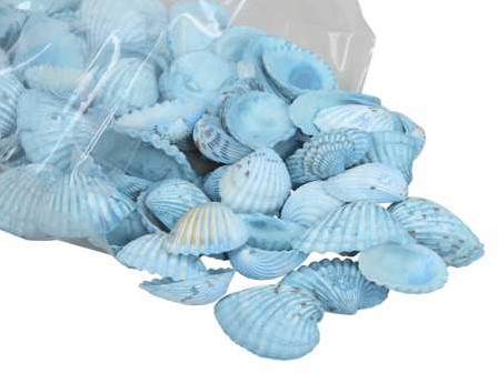 Tiger Chippy schelpen blauw, 500 gram