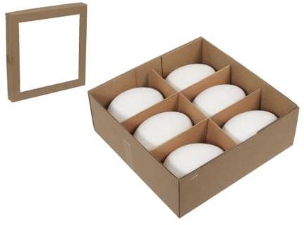 Actie Kippeneieren Wit kleinverp ! 6 stuks Leeggeblazen voor decoratie