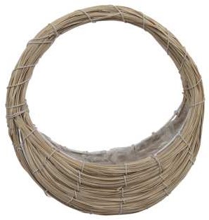 Mand plukmand egg basket 30x35 cm mooie ondergrond