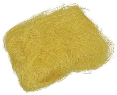 Sisal 20 gram  - geel  mooie natuurlijke vuller