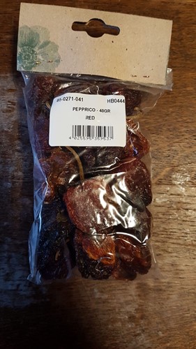 Chili Rood /Pepperico +/- 40 gr Chili rood /