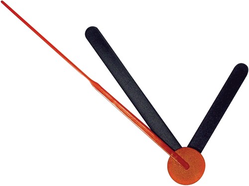 Wijzers zak … 1 set, uren/minuten/seconden-wijzer, zwart Wijzers klok